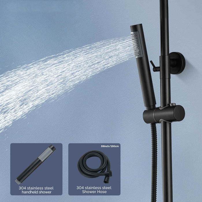 Vicllax direct Outdoor Shower Tap Combination Set & Reviews Wayfair